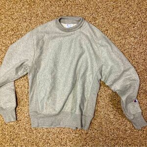 Champion Reverse Weave Crewneck Sweater Grey vintage medium Sweatshirt Pullover
